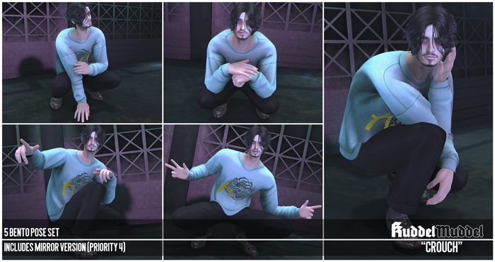 [KuddelMuddel] Crouch Poses