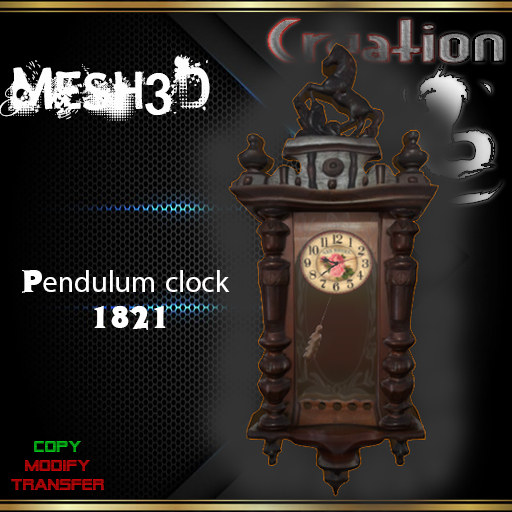 Valentine's day Pendulum clock 1821
