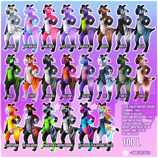 [M.O.R] cutie kaiju voucher : FAWN PUNK ROCK