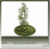 Mesh Landscape-Garden Seasons(Hud) Part #9 (7.5x7.5m 10Li)