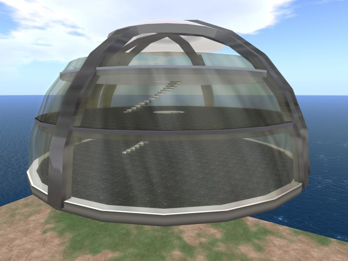 3-storey spherical house