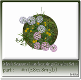 Mesh Landscape-Garden Seasons(Hud) Part #11 (2.8x2.8m 5Li)