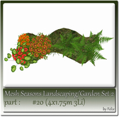 Mesh Landscape-Garden Seasons(Hud) Part #20 (4x1.75m 3Li)