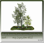 Mesh Landscape-Garden Seasons(Hud) Part #25 (15x5.6m 16Li)