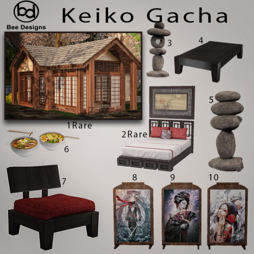 Bee designs Keiko gacha 2 RARE