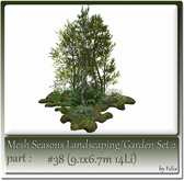Mesh Landscape-Garden Seasons(Hud) Part #38 (9.1x6.7m 14Li)