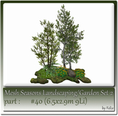 Mesh Landscape-Garden Seasons(Hud) Part #40 (6.5x2.9m 9Li)
