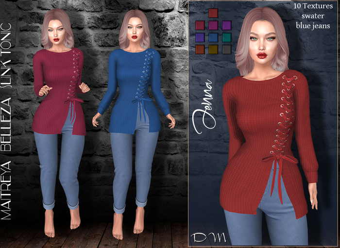 DM ~ Jenna Sweater & Blue Jeans