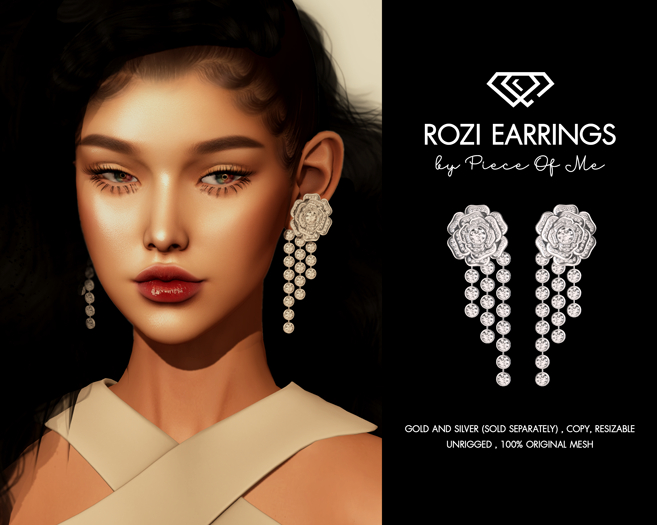 [POM] Rozi Earrings - Silver