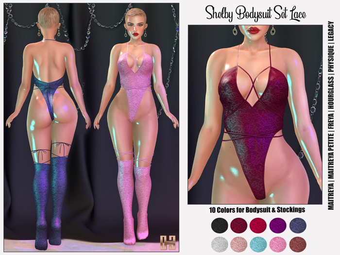 [hh] Shelby Bodysuit Set LACE