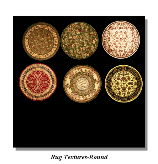 Rug Textures-Round (full perm textures)