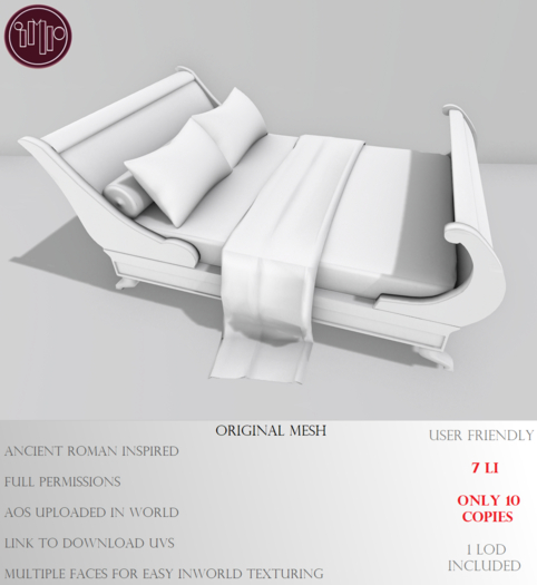ROMAN LINES BED FULL PERM BY IMP