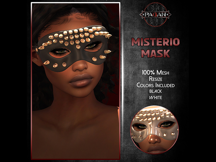 [Pagan]  Misterio Mask leather
