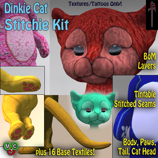 Dinkie Stitchie Kit (Cat)