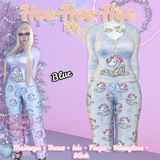::LL:: Hoe-Hoe-Hoe PJs // Blue 