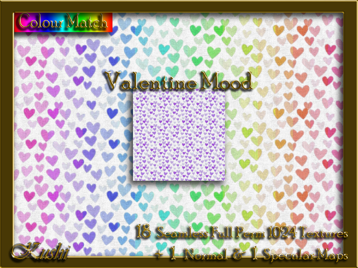 Valentine Mood Seamless Texture Set