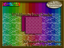 Wildflower Lace Combo Seamless Texture Set