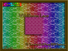 Wildflower Lace Seamless Texture Set