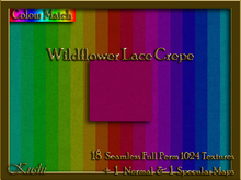 Wildflower Lace Crepe Solids Seamless Texture set