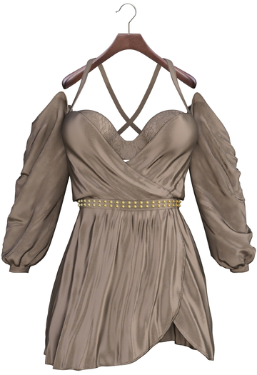 adorsy - Mikaela Dress Brown - Maitreya/Legacy/Lara Petite