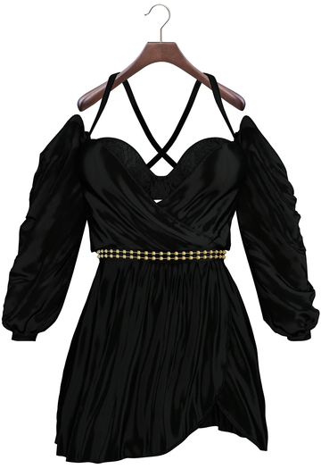adorsy - Mikaela Dress Dark Black - Maitreya/Legacy/Lara Petite
