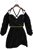 adorsy - Mikaela Dress Dark Black - Maitreya/Legacy/Lara Petite