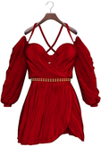 adorsy - Mikaela Dress Deep Red - Maitreya/Legacy/Lara Petite