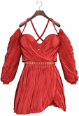 adorsy - Mikaela Dress Red - Maitreya/Legacy/Lara Petite