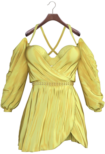 adorsy - Mikaela Dress Yellow - Maitreya/Legacy/Lara Petite