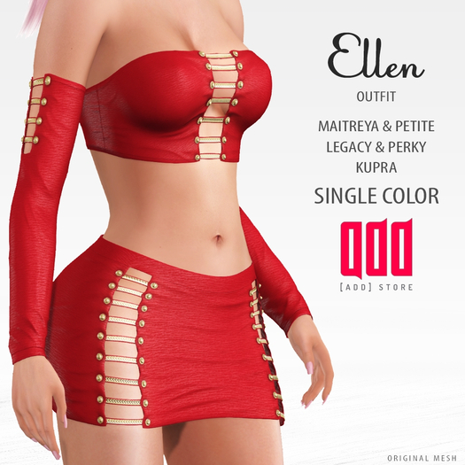 [ADD] Ellen Outfit - RedDark