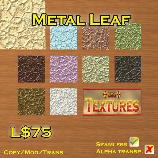 USC Textures - Metal Leaf