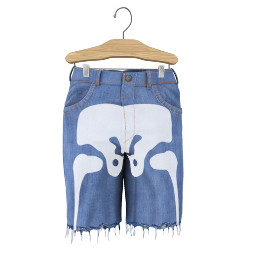 ALANTORI | Bones Shorts Light Blue