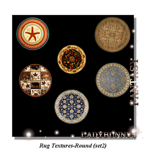 Rug Textures-Round Set 2(Full Perm Textures)