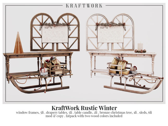KraftWork Rustic Winter (Add Me)