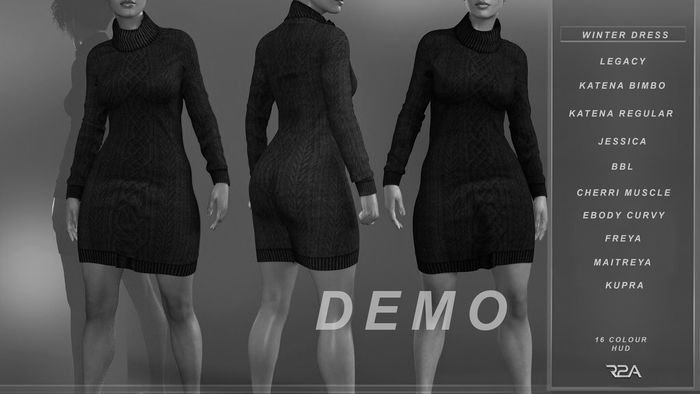 R2A- WINTER DRESS DEMO