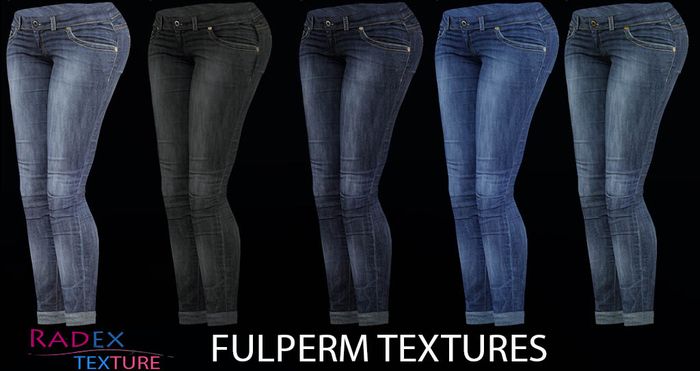 RADEX FULPERM TEXTURES -GV21725 Skinny Jeans