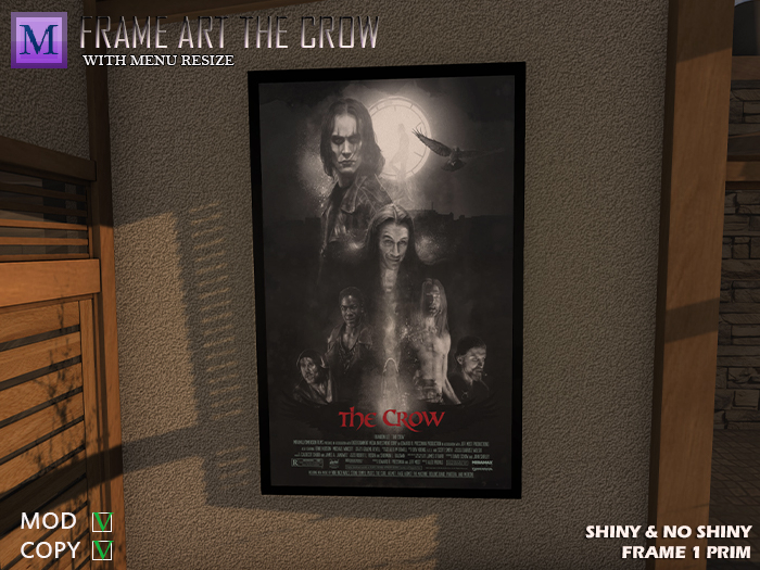 Frame Art The Crow  