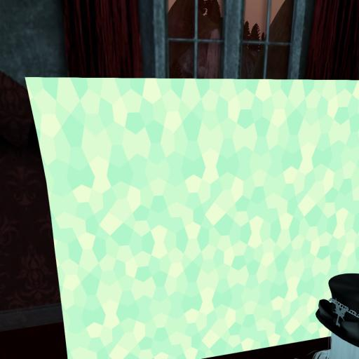 curtain pastell green
