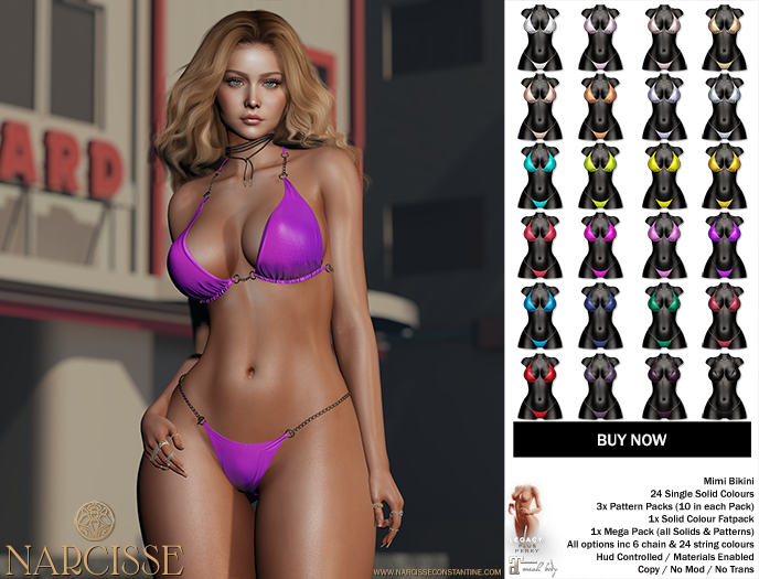 -Narcisse- ADD Mimi Bikini Solid Fatpack