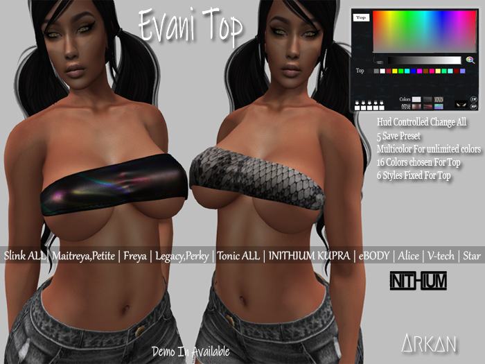 .::Arkan::. Evani Tube Top + Fitmesh