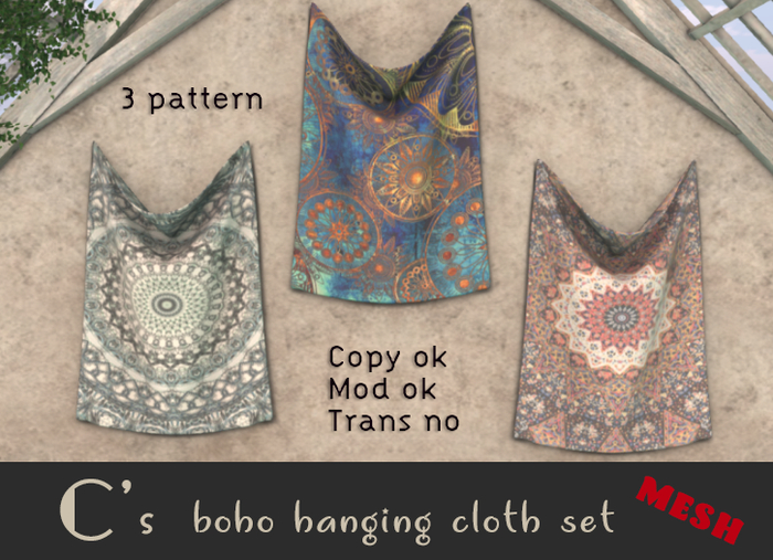:: CS :: Boho hanging cloth set [BOX]