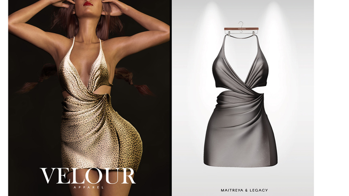 VELOUR APPAREL: Goddess (Graffiti)