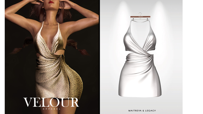 VELOUR APPAREL: Goddess (White)