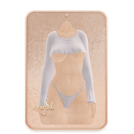 Cynful Fluffy Desire Set - White Maitreya Lara (+ Petite), Belleza Freya, Legacy (+ Perky), Kupra