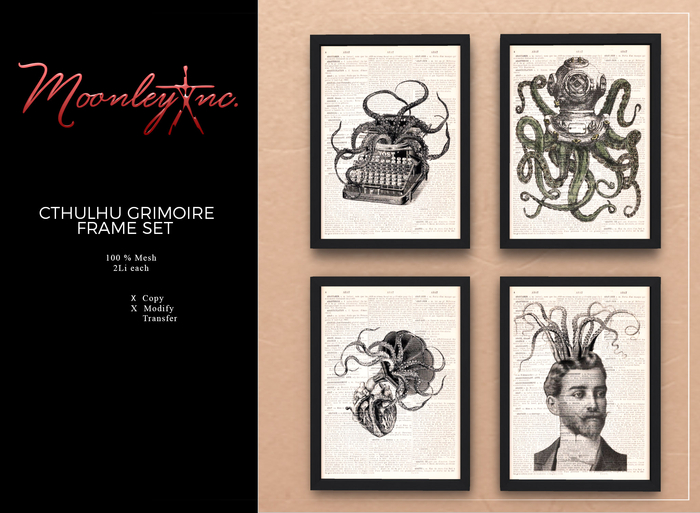Moonley Inc. - Cthulhu Grimoire Frame Set