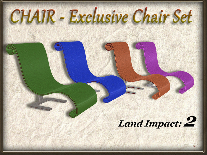 CHAIR - Exclusive Chair Set (2 Li) Full Perm