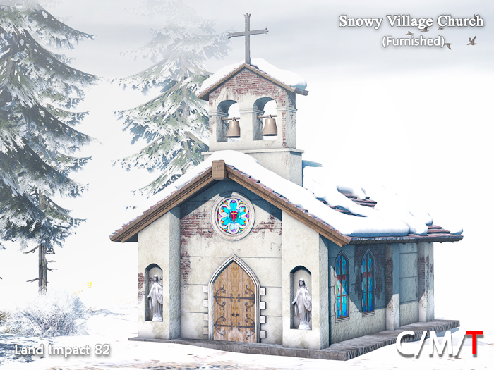 "Killer's" Snowy Village Church (Furnished)