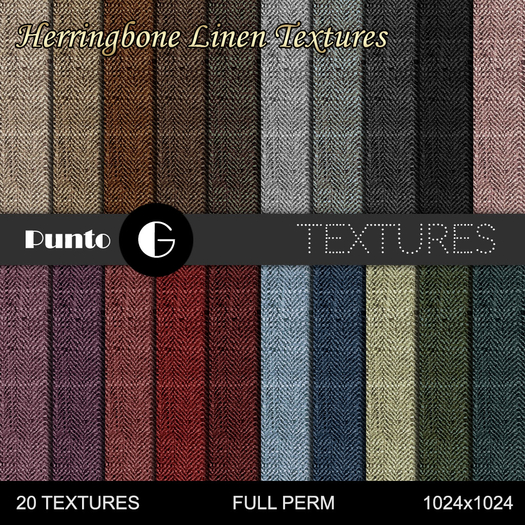 Herringbone Linen Textures