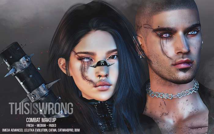 THIS IS WRONG Combat makeup 3D