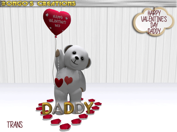 BMC3112 - HAPPY VALENTINE'S DAY  - DADDY.